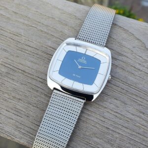 1972 Vintage Omega Oversized Blue De Ville
